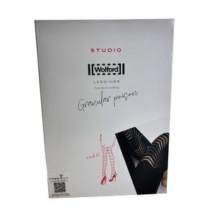 Wolford Granular Poison Leggings Black Small S NIB